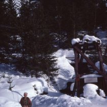 A2023_000_010_657 Roger Terhune At Black Bear Entrance In Winter