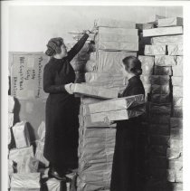 2 Cadets Stacking Christmas Packages