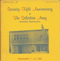 Homestead PA 75th Anniversary 1964