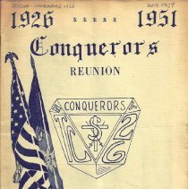 1951 Conquerors Reunion program