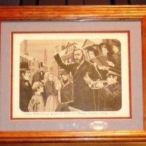 William Booth Leading Hymns In Open Air Meeting Drury Lane London 1868