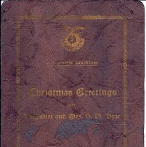 Brigadier & Mrs. H.D. Bale 1924 Christmas Greetings