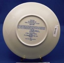 Plate, Commemorative