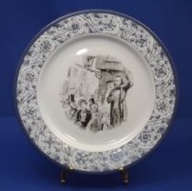 William Booth Preaching on the Streets of London plate