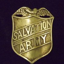 SA Badge Eagle Top Closed letters