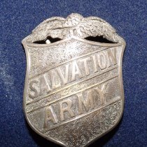 SA Badge, Eagle Top, Closed Letters