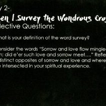 When I Survey the Wondrous Cross