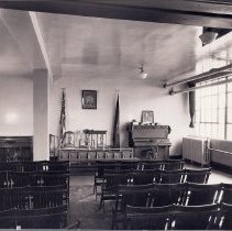 Interior of a Chapel possibly Men's Social in Boston
