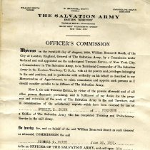 Officer's Commission 1925