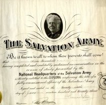 Dimploma belonging to Alice Bearchell