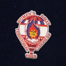1988 Blood & Fire Congress Women's Rally magnet