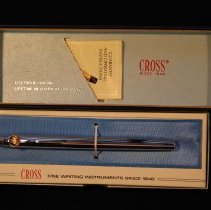 Cross Chrome Soft Tip Pen with Crest