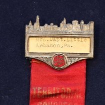 1924 Territorial Congress ID Badge