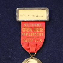 1931 Territorial Congress Welcome General Higgins badge