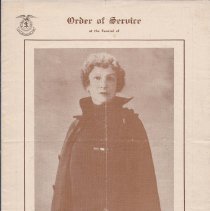 Evangeline Booth Funeral Program 1950