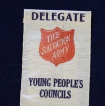 1927 Pittsburgh Young People's Councils Delegate badge