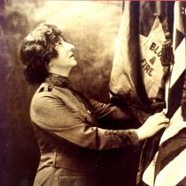 Evangeline Booth with Flags
