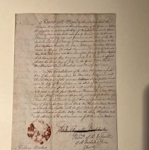 Bond signed by Frederick Muhlenberg