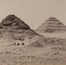 The Pyramids of Sakkarah, from the East