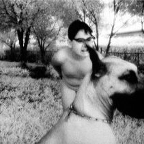 Irwin making a face at Jose