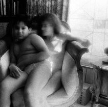 Irwin sitting with Corine