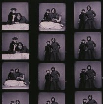 contact sheets John Lennon and Yoko Ono