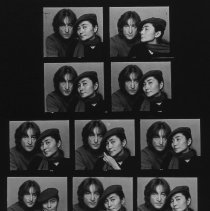 contact sheets John Lennon and Yoko Ono