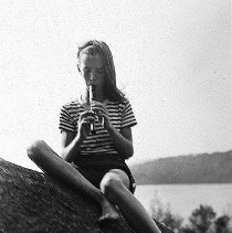 Girl Playing Recorder