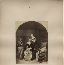 Eine Dame am Putztische, von C. Netselier