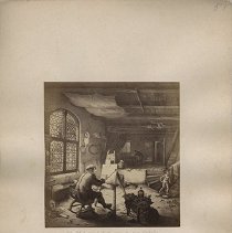 Die Malerwerkstatt, von A. von Ostade