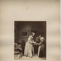 Eine Dame im Atlaskleide, von G. Terburg