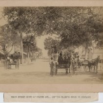 Beach Street South of Orange Avenue, showing clerk's store in the distance