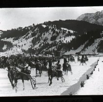 Horse Race in the Snow-Garmisch-Dartenkirchen