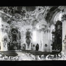 Interior of Baroque - Pilgramage Church of Wieskirche