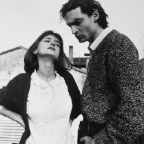 Richard and Virginie from "World Views" exhibition