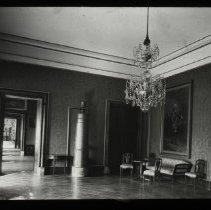 Room with Chandelier and Painting