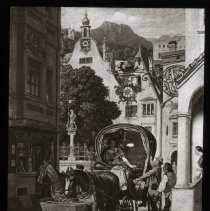 Woman in Horse Carriage