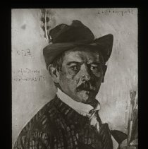 Man with Feather in Hat