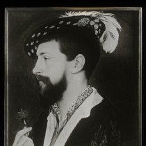 Man with Flower and Hat