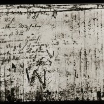 Wanderer's Night Song handwritten on a lodge.