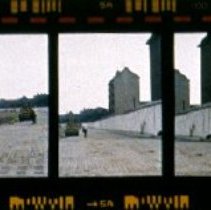 Looking Towards East Berlin from No-Man's Land. Heinrich-Heine-Platz