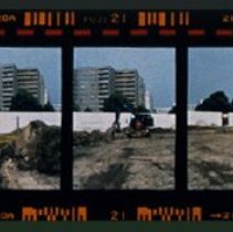 Looking Towards West Berlin from No-Man's Land. Heinrich-Heine-Platz
