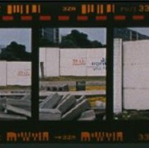 Looking Towards West Berlin from No-Man's Land. Heinrich-Heine-Platz