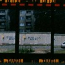 Looking Towards East Berlin from No-Man's Land. Heinrich-Heine-Platz
