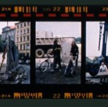 Looking Towards East Berlin from No-Man's Land. Heinrich-Heine-Platz