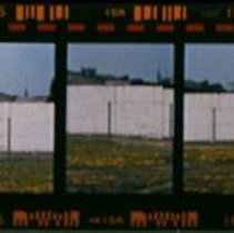 Looking Towards West Berlin from No-Man's Land. Heinrich-Heine-Platz