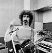 Avant garde rock musician Frank Zappa during a recording session, Los Angle