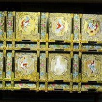 Ceiling carving in Iyeyasu temple