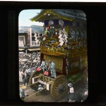 decorated cart at Gion festival