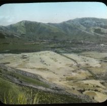 Untitled (Aerial view of valley plain)